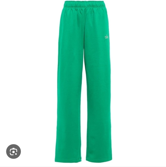ALO Yoga Pants - Alo Yoga Unisex Style Accolade Straight Leg Sweatpants In Green